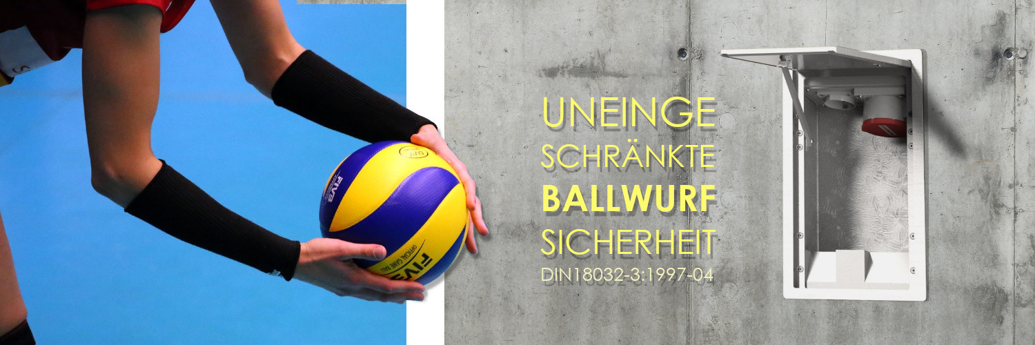 Wandverteiler 5511A Ideal für Sporthallen. Uneingeschränkte Ballwurfsicherheit nach DIN geprüft. Wandverteiler_5511A_Ballwurfsicher